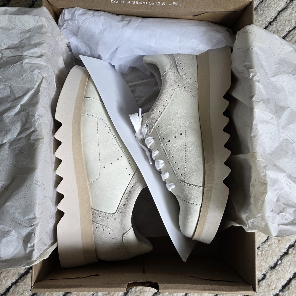 DV White Platform Jorgie Sneakers